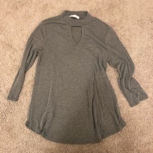 Army green cotton top